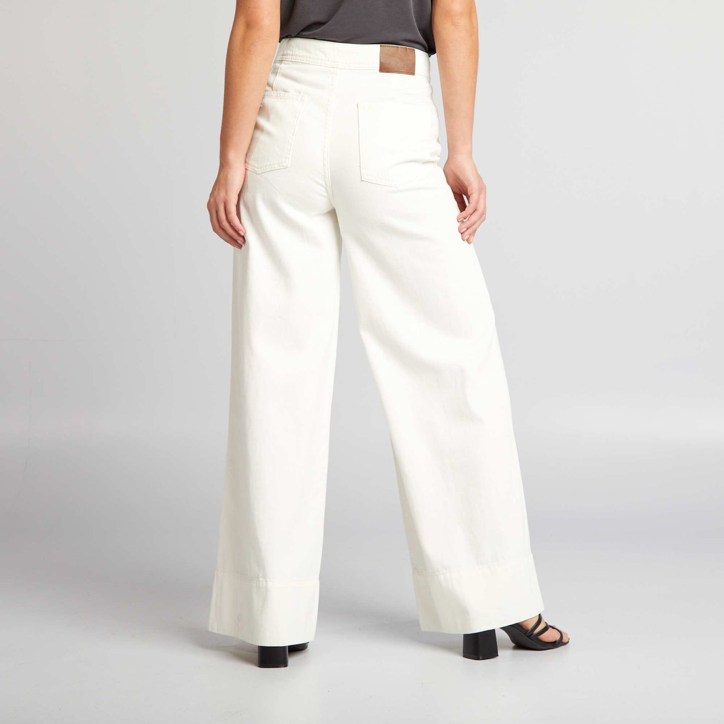 Wide-leg jeans WHITE