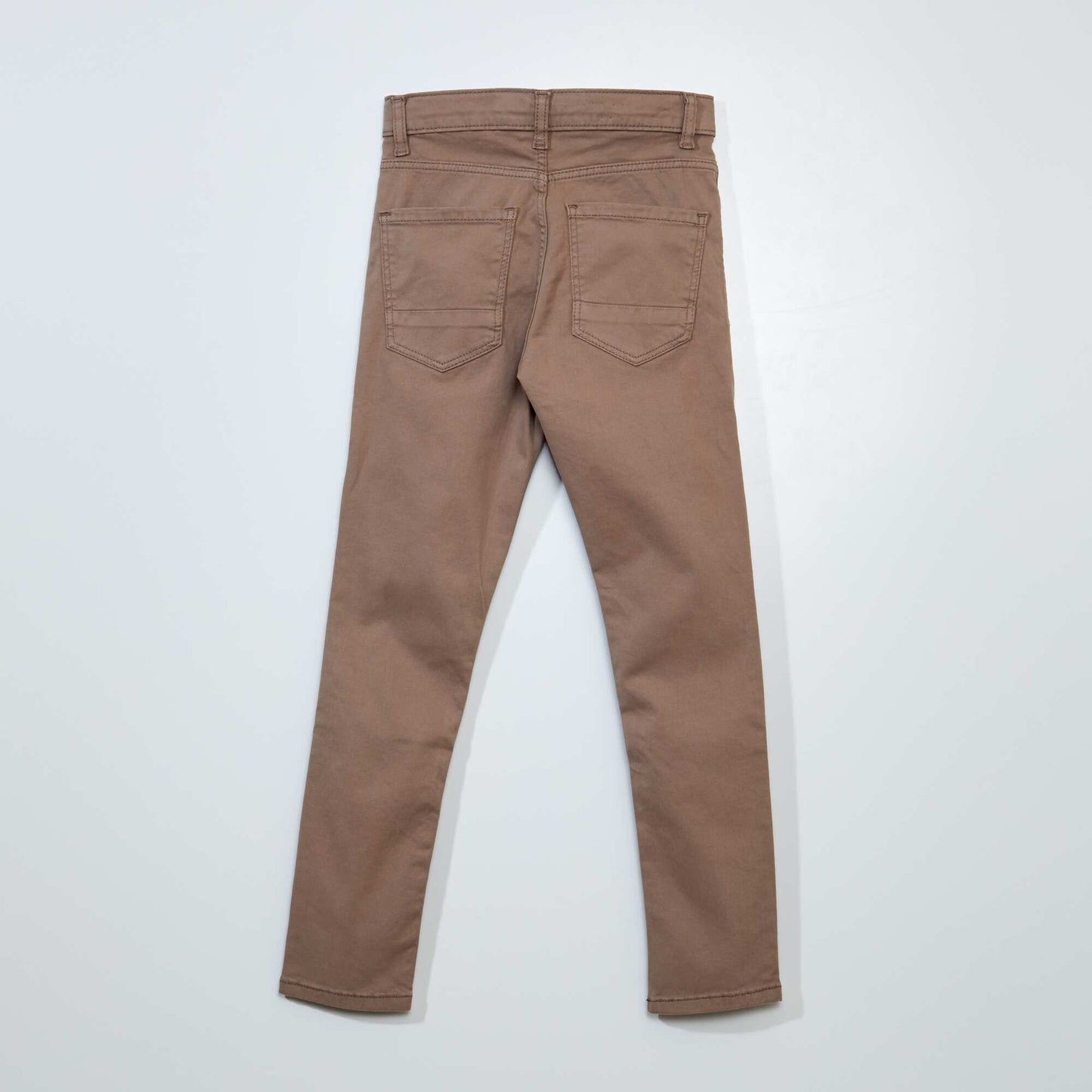 Skinny trousers with five pockets Beige