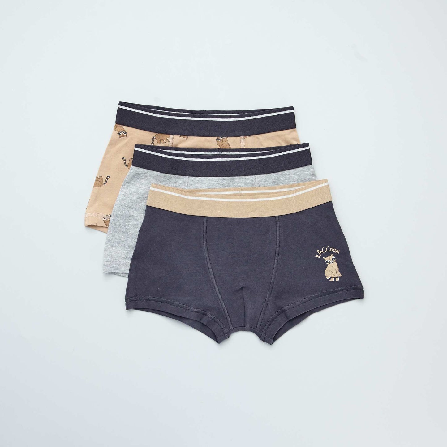 Pack of 3 pairs of boxer shorts BROWN