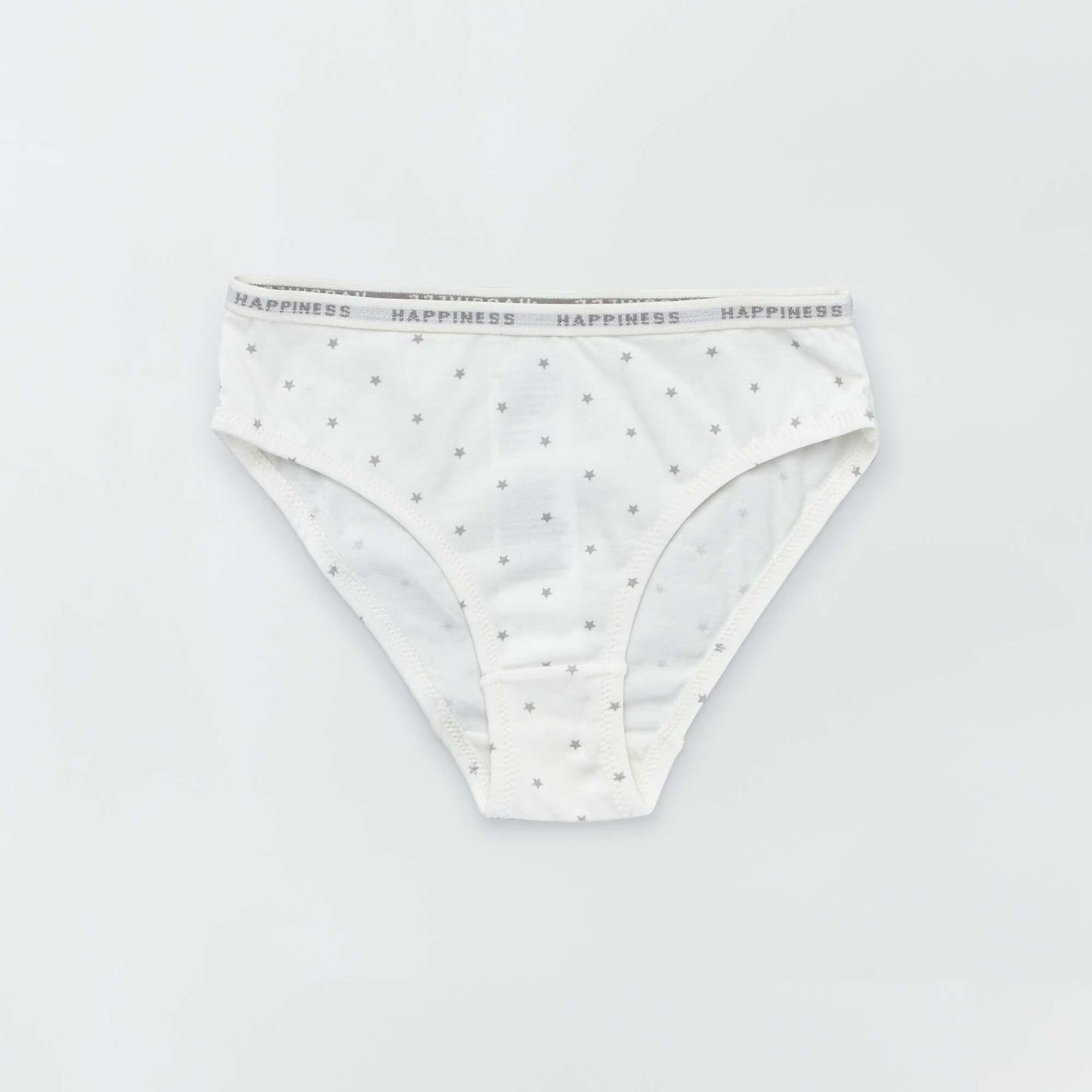 Pack of 4 printed briefs WHITE