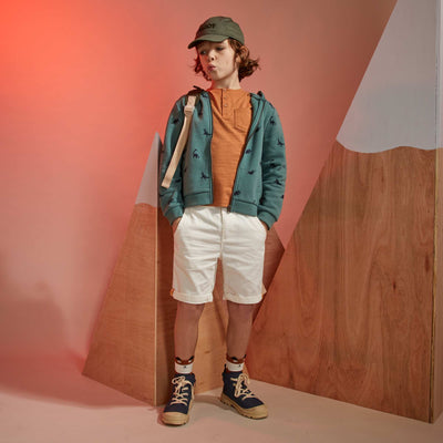 Plain Bermuda shorts WHITE