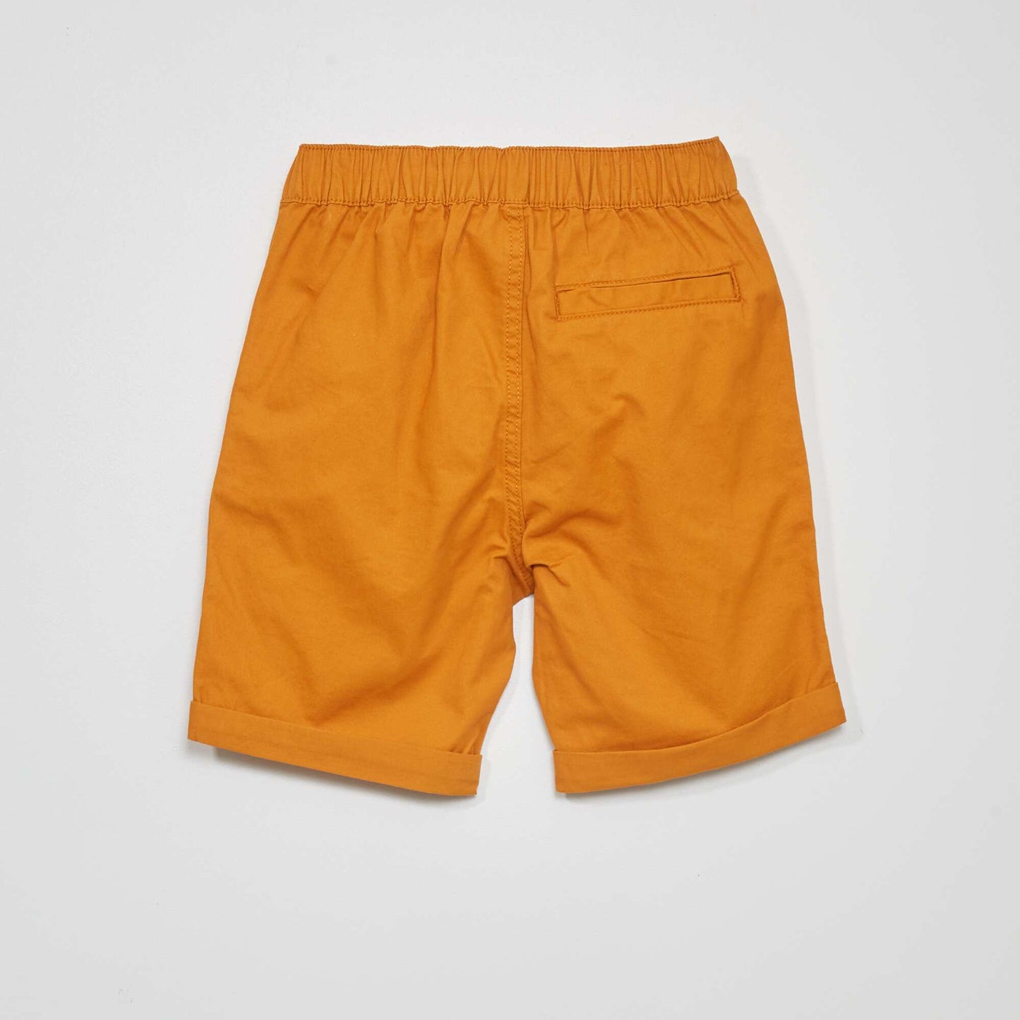 Plain Bermuda shorts YELLOW