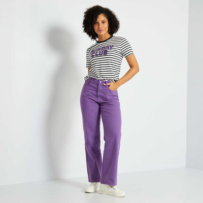 Wide-leg trousers PURPLE