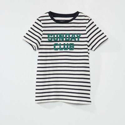 Striped T-shirt WHITE