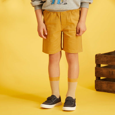 Twill Bermuda shorts - 3 pockets BEIGE