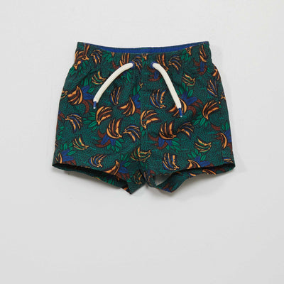 Sweatshirt fabric shorts GREEN