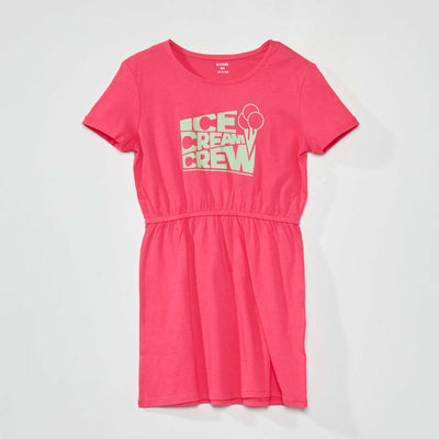 Printed dress PINK